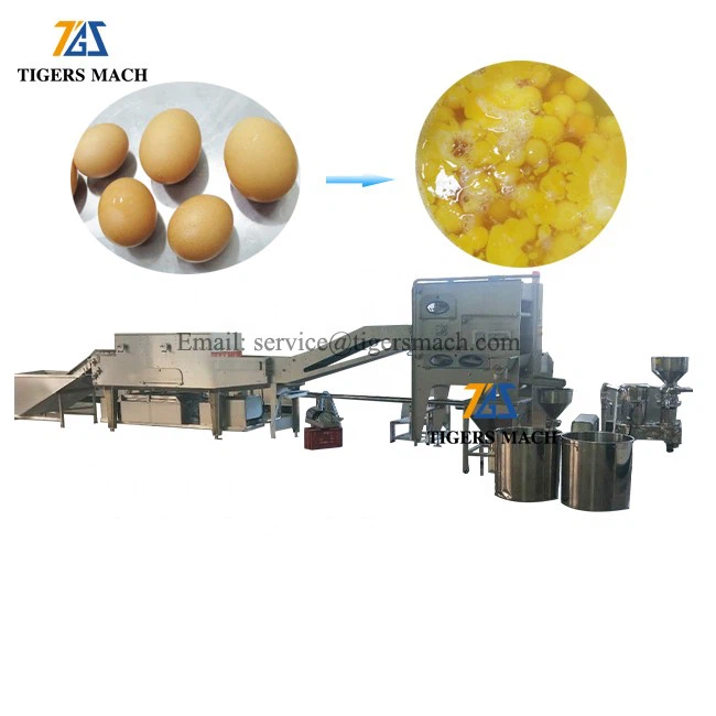Automatic Egg Cracking and Breaking Machine